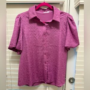 Bubble sleeve top.